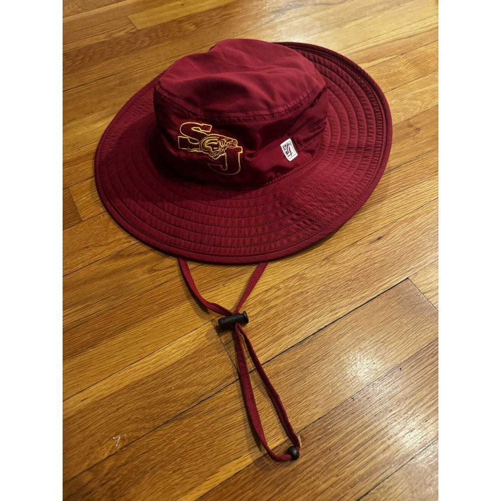 Vintage St. Joseph's High‎ School The Game Bucket Hat Chinstrap Trumbull CT Hogs